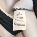 Bebe  Sport Jacket Black Floral Print Scuba Track Bomber Bling XS Photo 4