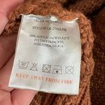 Brave Soul  London Burnt Orange Knit Oversized Chunky Cardigan Sweater L/16 Photo 3