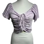 Love tree purple cropped top Photo 0