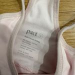 Pact  Racerback Bra Chalk Pink Size Small Organic Cotton Photo 4