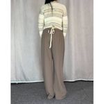 ZARA Beige Knit Wrap Cropped Sweater Top Size Small 6771/005 Bohemian Chic Photo 12