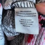 Bobeau  Black Floral‎ Polka Dot Ruffle Hem Midi Skirt Small Photo 6