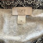 Loft  Black & White Floral
Sleeveless Boat Neck Midi Dress size M Photo 3