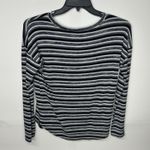 American Eagle Outfitters Soft & Sexy Plush V-Neck Striped Shirt Women's Medium Photo 5
