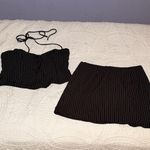 Princess Polly  Luca Set Black Stripe Photo 1