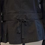 Loft Cotton Blazer-Size 6 Black Photo 3