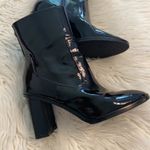 Donald Pliner Black Patent Leather Ankle Boots size 8 BNWOT see all photos Photo 1