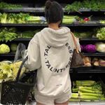 Talentless Heavyweight Circle Logo Hoodie Cream Photo 2