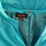 SPENCE aqua blue sleeveless V Photo 8