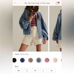 Free People NWOT  We The Free Cute In This Cardi - dusty blue - Small *IR* Photo 6