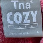 Tna COZY Fleece Sweatpants Joggers in Red Size S Photo 6