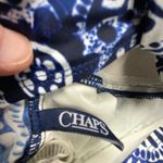 CHAPS Blue and White One-Piece Swimsuit Photo 10
