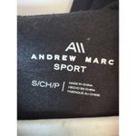 Andrew Marc  Sport Women's Fleece Split Neck Hoodie Black Size S NWT $79 Photo 6