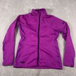 Outdoor Research Radiant Hybrid Jacket Womens Small Full Zip Fleece Lined ** Purple Photo 3