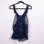 NEW Area Heart Cut Out Crystal Jewel Embellished Denim Jeans Overall Romper 6 Photo 4