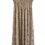 Lush Clothing Olive Green Floral Maxi Dress Photo 2