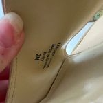 Karen Scott  Nude Slip On Leather Sandals with Floral Print Wedge Heel Size 7 Photo 8