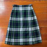 O’Neil of Dublin Dress Gordon Dress Tartan Kilt 100% Wool Back Pleated Skirt 💚🎀 Blue Size 12 Photo 0