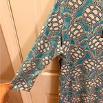 Crown & Ivy  Blue and White Patterned Mini Dress Photo 3