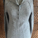 Peruvian Connection Size M// Long Sleeve Grey Henley Knit Alpaca Sweater Photo 0