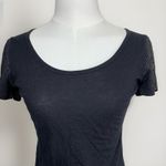 Stylemint Black Short Sleeve Top Size 1 Supima Cotton Micromodal Stretch T Photo 2
