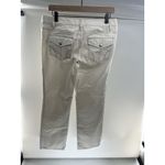 Loft Women's White Slim Boot Jeans Size 8 Photo 1