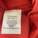 Blue Rain  Women Top L Orange‎ Tencel 3/4 Ruched Tie Front and Sleeve Boho Indie Photo 8