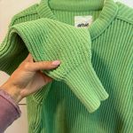 Aerie  Beyond Chenille Sweater Green Photo 3