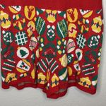 Eyeshadow Ugly Christmas Sweater Knit Romper Jumper Shorts Womens M Holiday Festive Bows Photo 2
