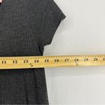 ZARA  Trafaluc Striped Maxi Dress Size S Grey Photo 4