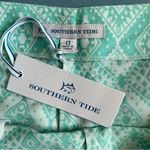 Southern Tide NWT Alice Ikat Bermuda Teal Jacquard Shorts Photo 4