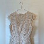 Jessakae Eyelet Lace Oatmeal Cream Dress Size M Photo 5