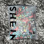 SheIn Ditsy Floral Print Tie Neck Butterfly Sleeve Blouse size Large New Photo 4