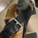 Michael Kors MK platform heels WOMENS size 7 Black LEATHER Photo 4