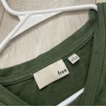 Aritzia Wilfred Free Katz Twist Front Cut Out Knit Dress Green (Large) Photo 2