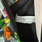 Mac Duggal Sequined Floral Detail Mini Dress 26867 Black Multi Women’s Sz 6 Photo 9