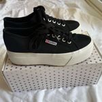 Superga  Black Platform Sneakers Photo 3