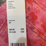 BDG  Pink Floral Women's Flare Jeans Photo 2