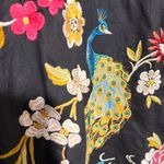 Johnny Was extremely heavily embroidered CELINA LINEN KIMONO COAT NWT RARE Photo 8