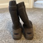 UGG  Sweater Boots, EUC, Mushroom Brown, Size 7 Photo 1