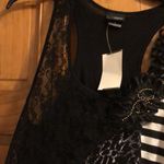 Daytrip NWT Black Lace Hi Low Tank Top Small Photo 4