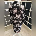 Spiritual Gangster  Maya Floral Black Tie Front Festival Robe Kimono OSFM NWOT Photo 4