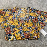 BP yellow floral top medium size medium Photo 0