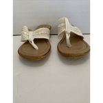 Easy Street Tuscany  Brown Off White Sandals Shoes 9.5 M Made In Italy RARE HTF Photo 10