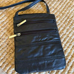 wilson's leather  Women’s Black Crossbody Bag Genuine Leather Photo 0