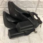 Parker & Sky Parker &‎ Sky Black Shoe Heels Open Toe Zipper Back Women's Size 8.5 Photo 5