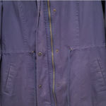 Forever 21 Vintage Look Blue Faux Fur Hoodie Coat Photo 2