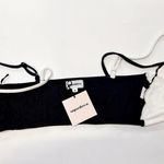 superdown Paulina Strappy Top in Black & White Medium Photo 4