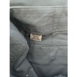 BCBGMAXAZRIA  Light Blue Cotton Tie Waist Straight Leg‎ Cropped Pants Size 8 Photo 3