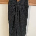 Silence + Noise  Glitter Drape-Front Bodycon Mini Dress Photo 8